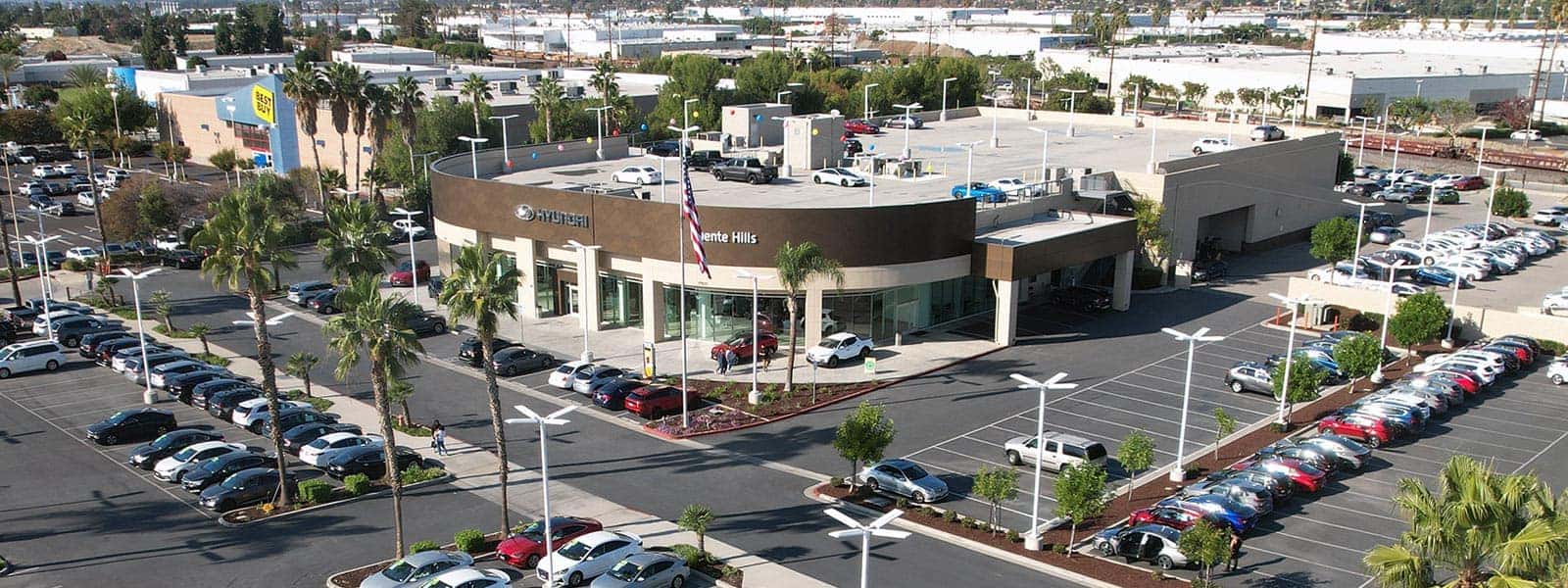 Hyundai Dealership Located in Puente Hills Auto Center in City of Industry Los Angeles County