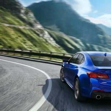 2018 Blue Acura TLX