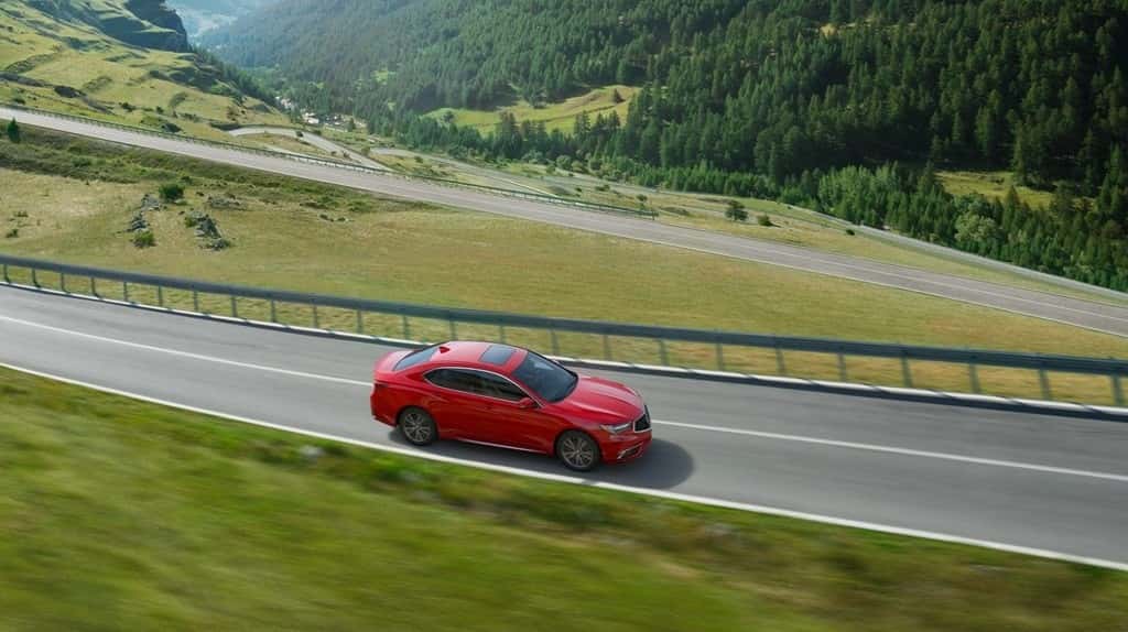 2018 Red Acura TLX