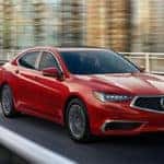 Red 2019 Acura TLX