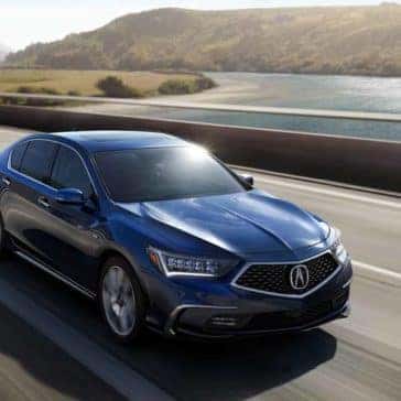 2019 Acura RLX on road