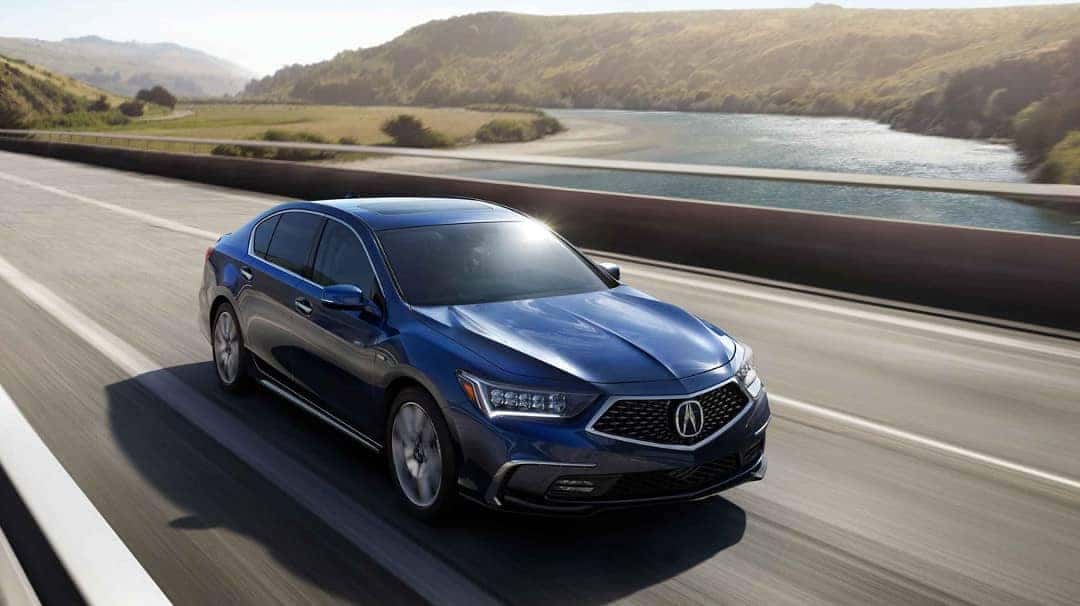 2019 Acura RLX on road