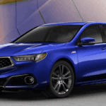 Blue Acura TLX