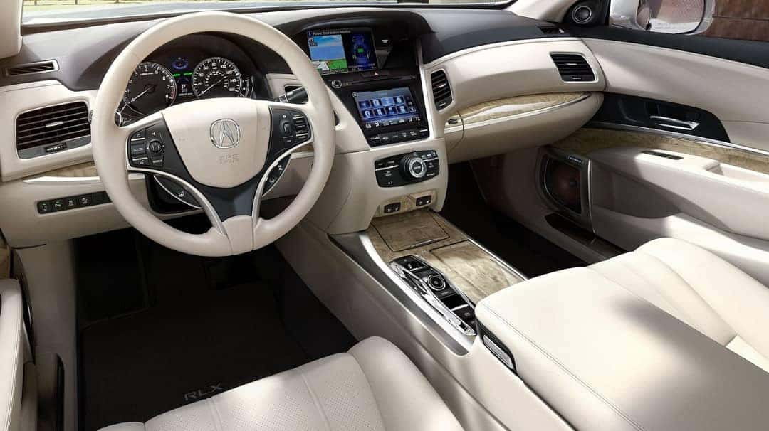 interior cabin of 2019 Acura RLX