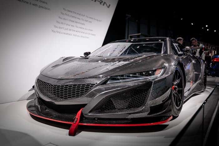 Acura NSX Gray, Black, Red