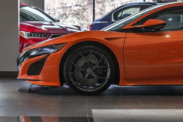 Orange Acura NSX