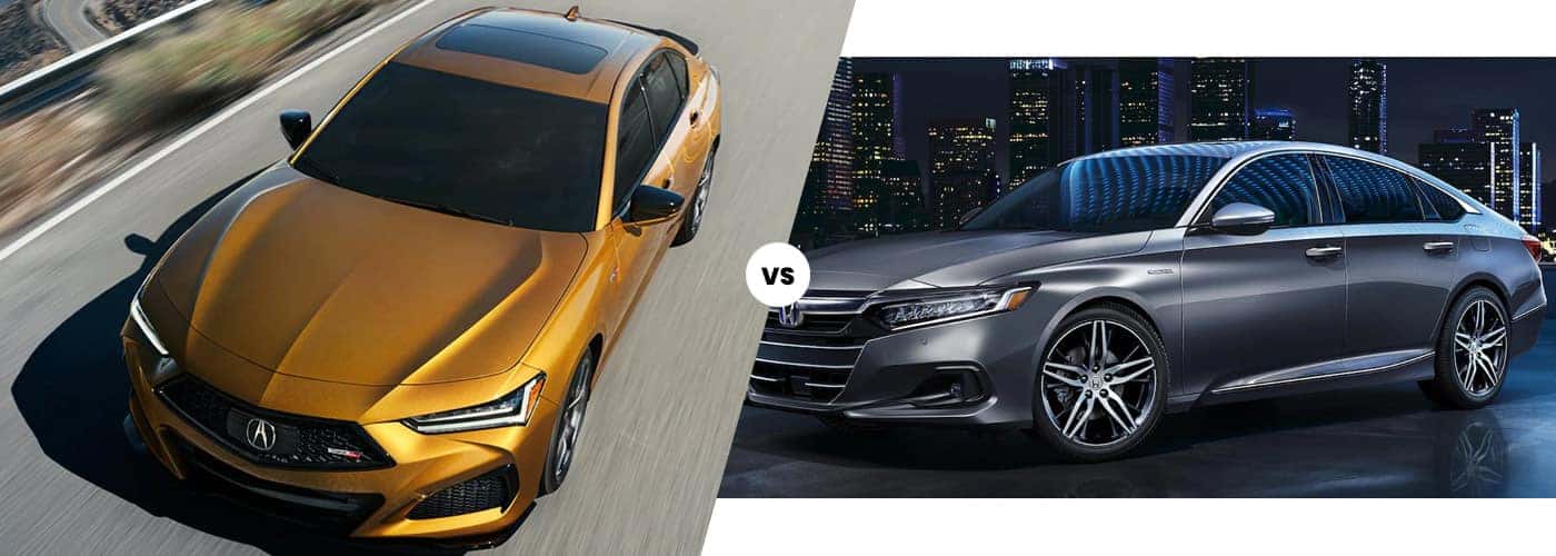 2022 Acura TLX vs. Honda Accord Roslyn Rallye Acura