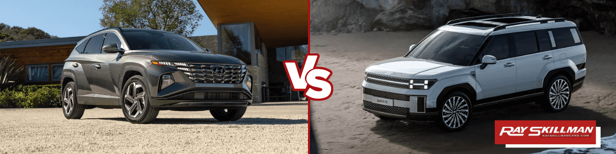 2024 Hyundai Tucson vs. Santa Fe - banner