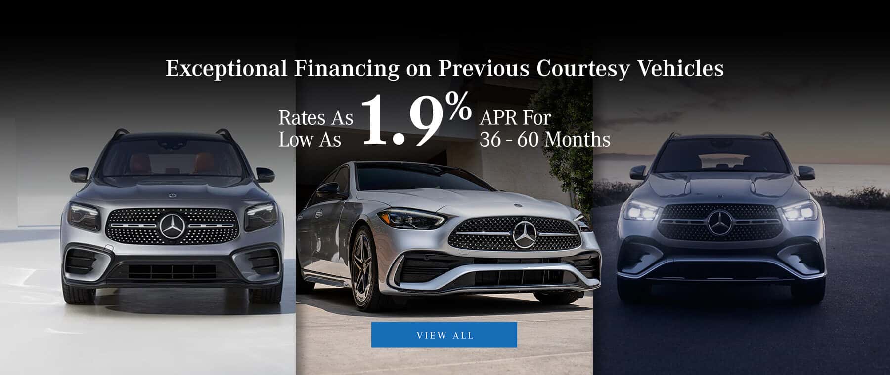 Ex Courtesy Vehicles - CPO Finance Specials