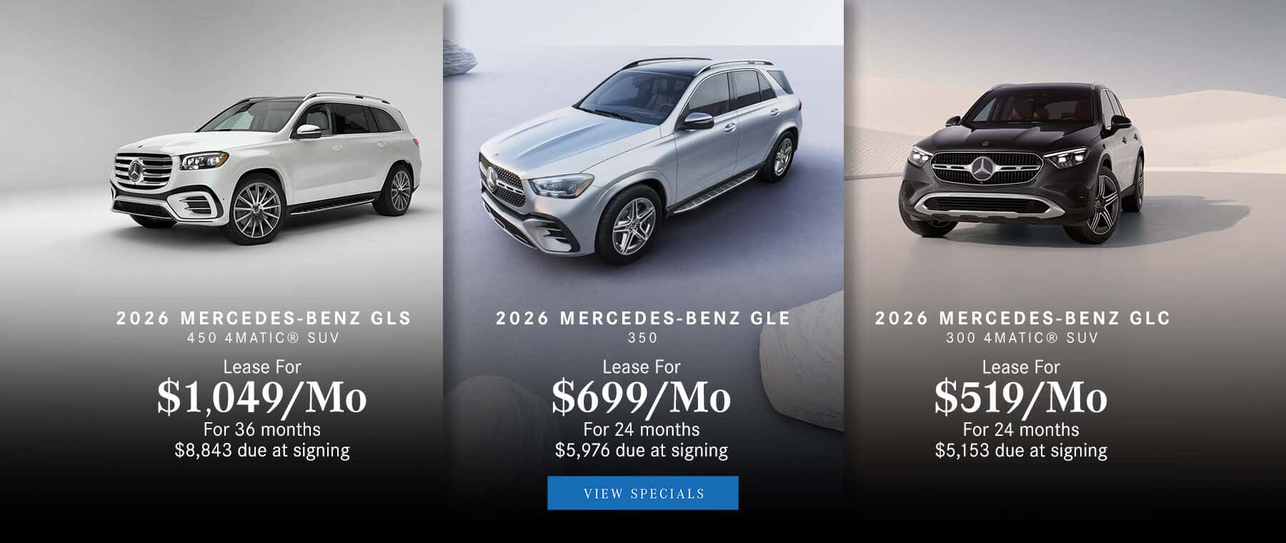 August Mercedes-Benz Special Offers