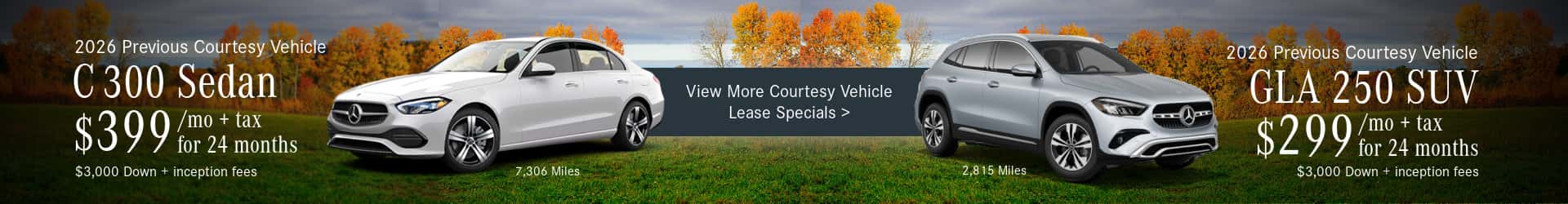 Courtesy Vehicle Lease Offers