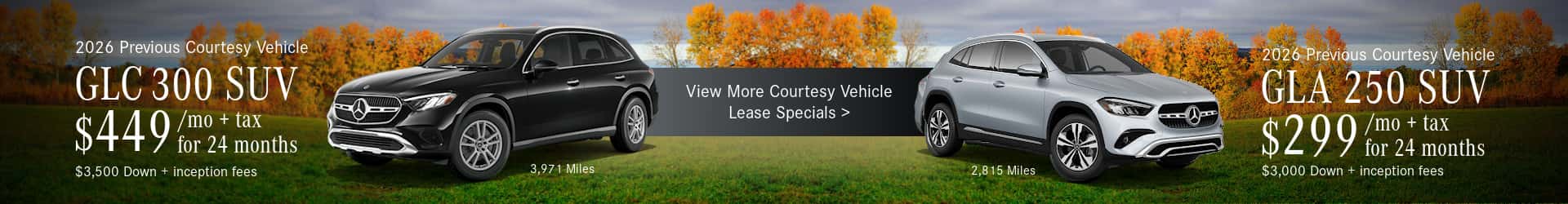 Courtesy Vehicle Lease Offers