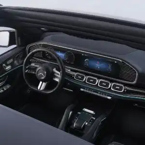 Sunroof view of GLE SUV Interior