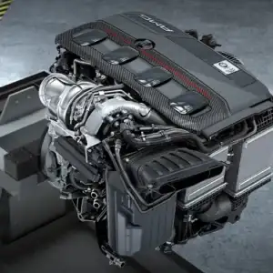 Handcrafted AMG 2.0L inline-4 turbo with hybrid assist