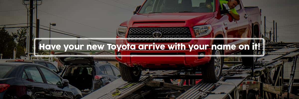 Receive a check with toyota deals and my name on it