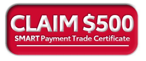 static red button claim 500 smart payment trade certificate
