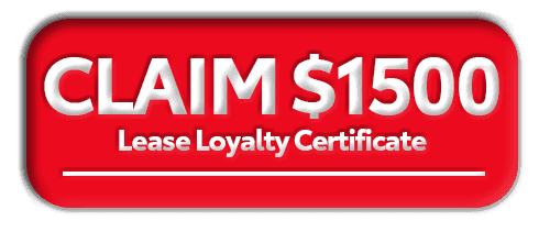 static red button $1500 Lease Loyalty Certificate