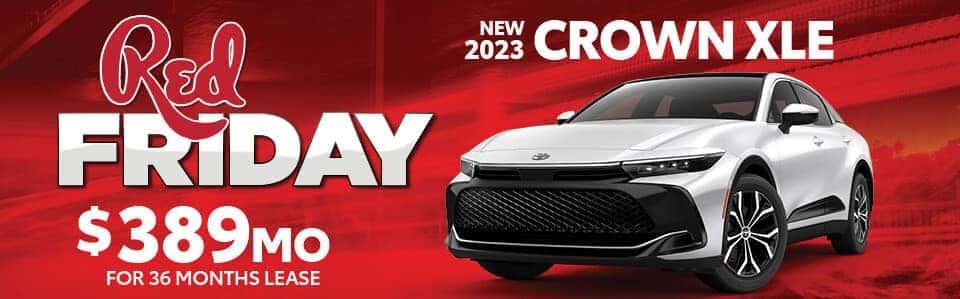 Black Friday Auto Sale | Red Friday Crown XLE Sale | Savings on Crown XLE