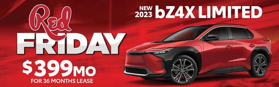 Black Friday Auto Sale | Red Friday bZ3X Limited Sale | Savings on bZ3X Limited