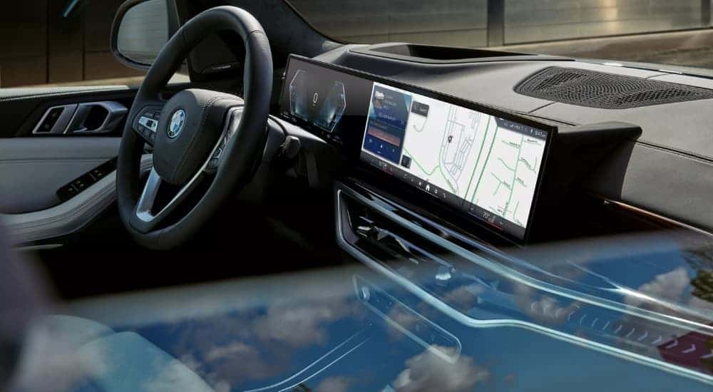 Infotainment screen in a  2026 BMW X5.