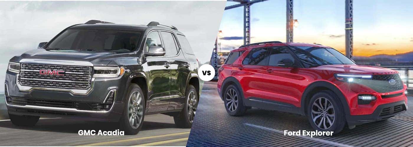 GMC Acadia vs. Ford Explorer Riverside Buick GMC