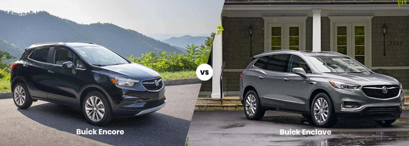 2021 Buick Encore vs. 2020 Buick Enclave Riverside Buick GMC