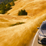 2019 Toyota Corolla in silver, driving down the open road.