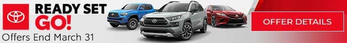 Toyota Ready Set Go Event! Click to view offers.