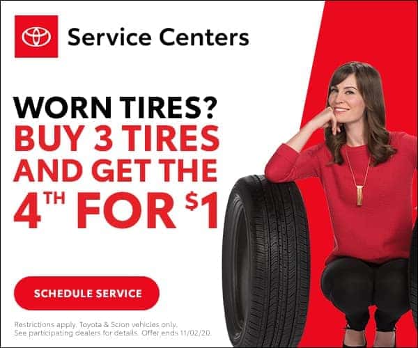 Buy 3 Tires get the 4th for $1
