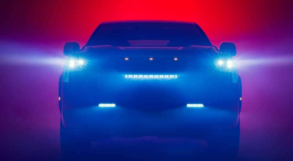 The front of a 2022 Toyota Tundra is shown at a Toyota Tundra dealership.