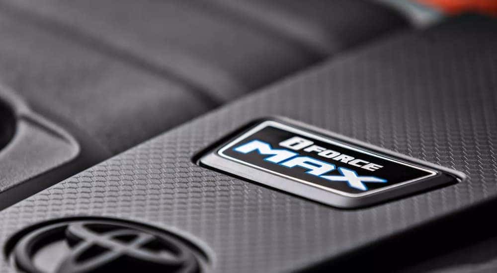 A close up shows the Force Max logo.