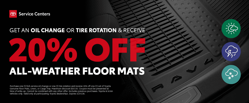 20% off Floor Mats