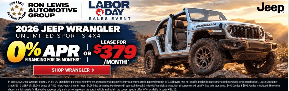 26 wrangler Sep