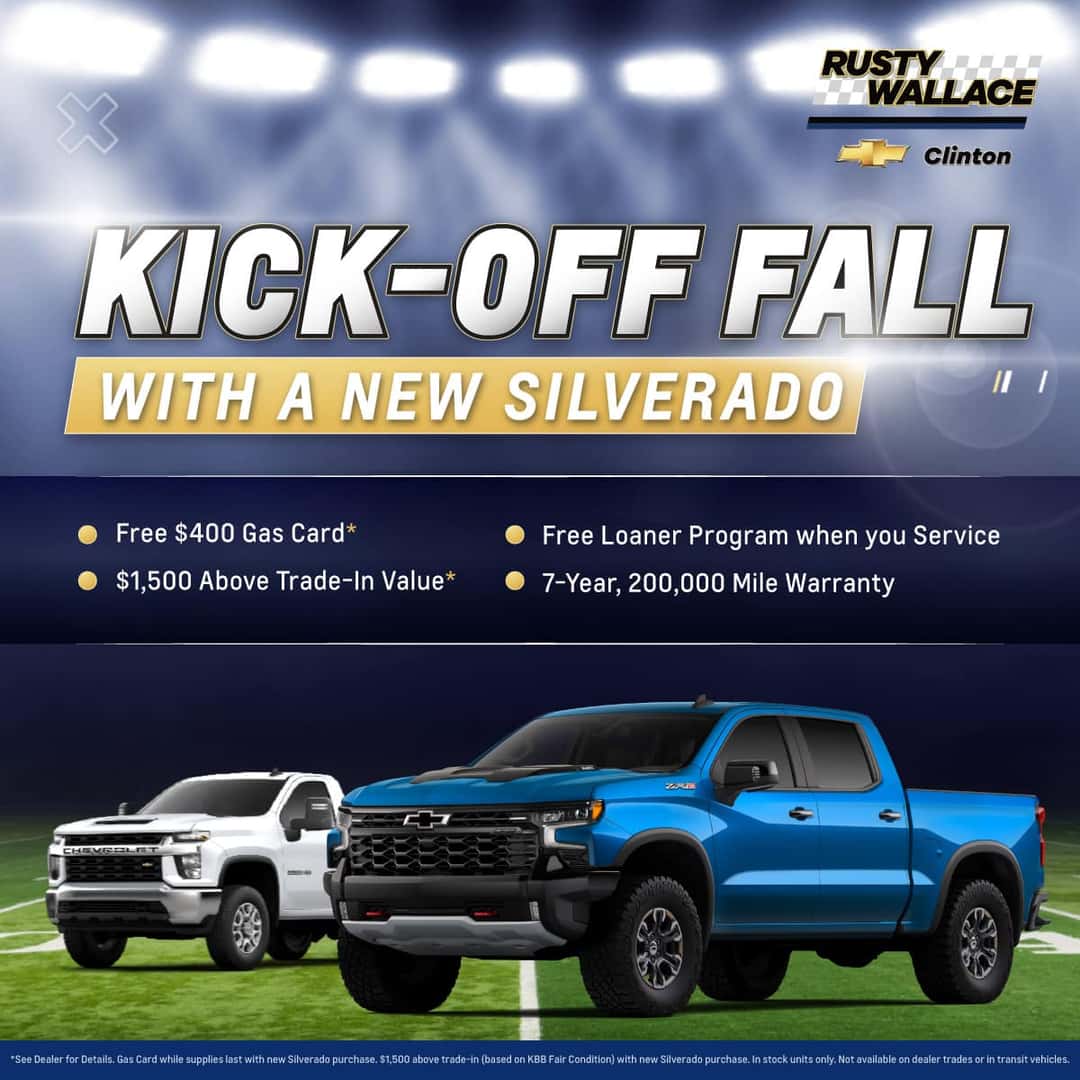 Kick-Off Fall right with a New Silverado