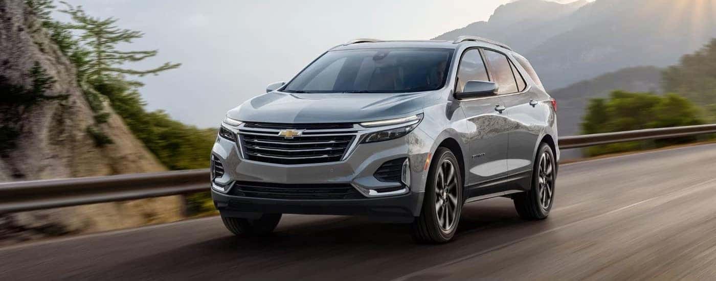 A silver used 2023 Chevy Equinox from a Chevy dealer near Powell