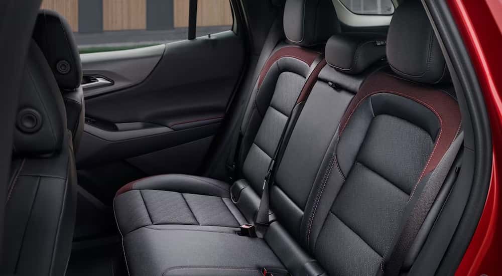 The rear seats inside of a 2026 Chevy Equinox.