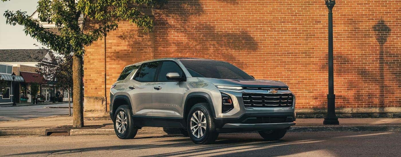 A silver 2026 Chevy Equinox parked for sale in Knoxville