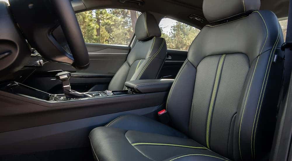 Black leather seats on a 2025 Kia K5 for sale in Knoxville