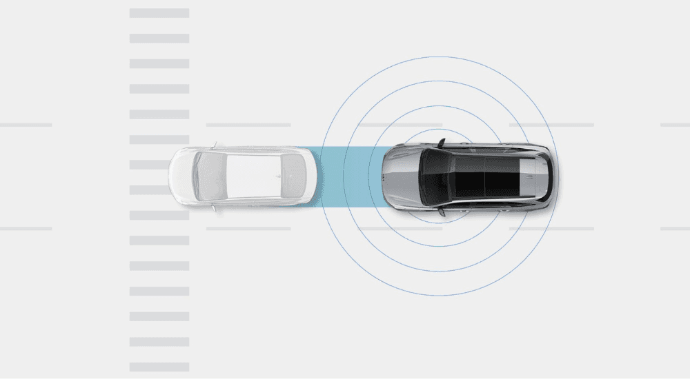 Diagram showing the sensors and technology present in the 2026 Kia Sorento