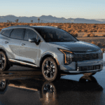 Grey 2026 Kia Sportage Hybrid for sale near Clinton parked after a test drive