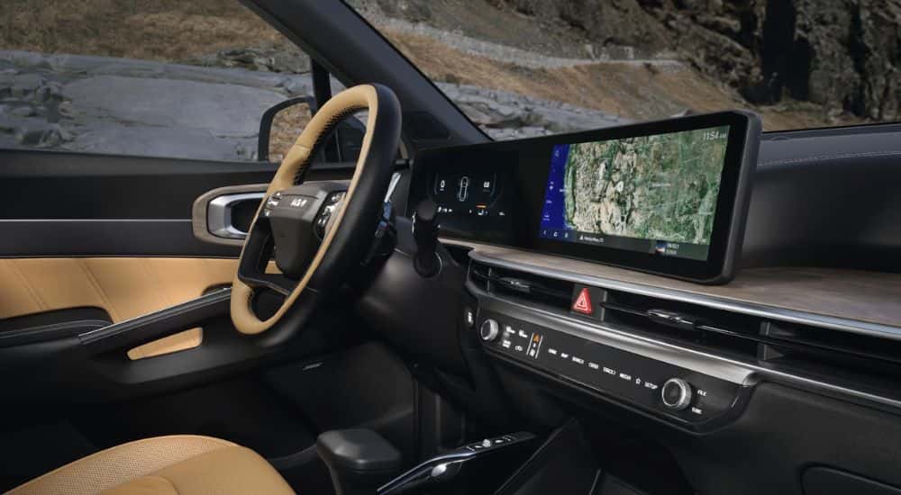 2026 Kia Sorento 24 inch display with navigation