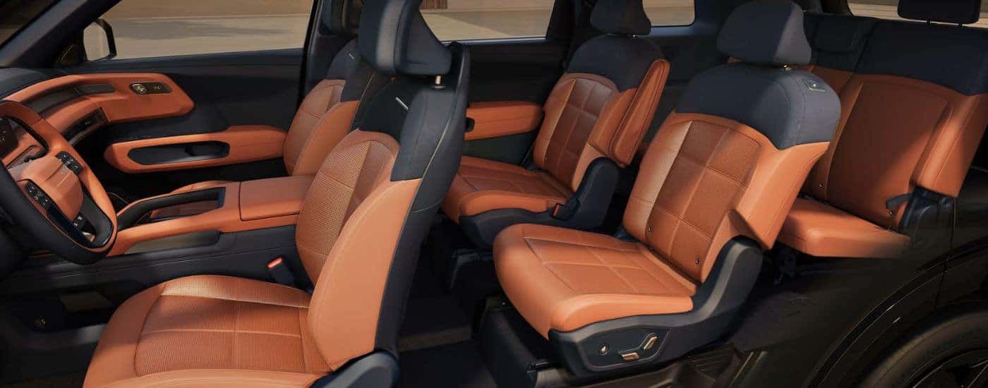 2027 Kia Telluride SX Prestige 7-passenger seating with second row captain's chairs.