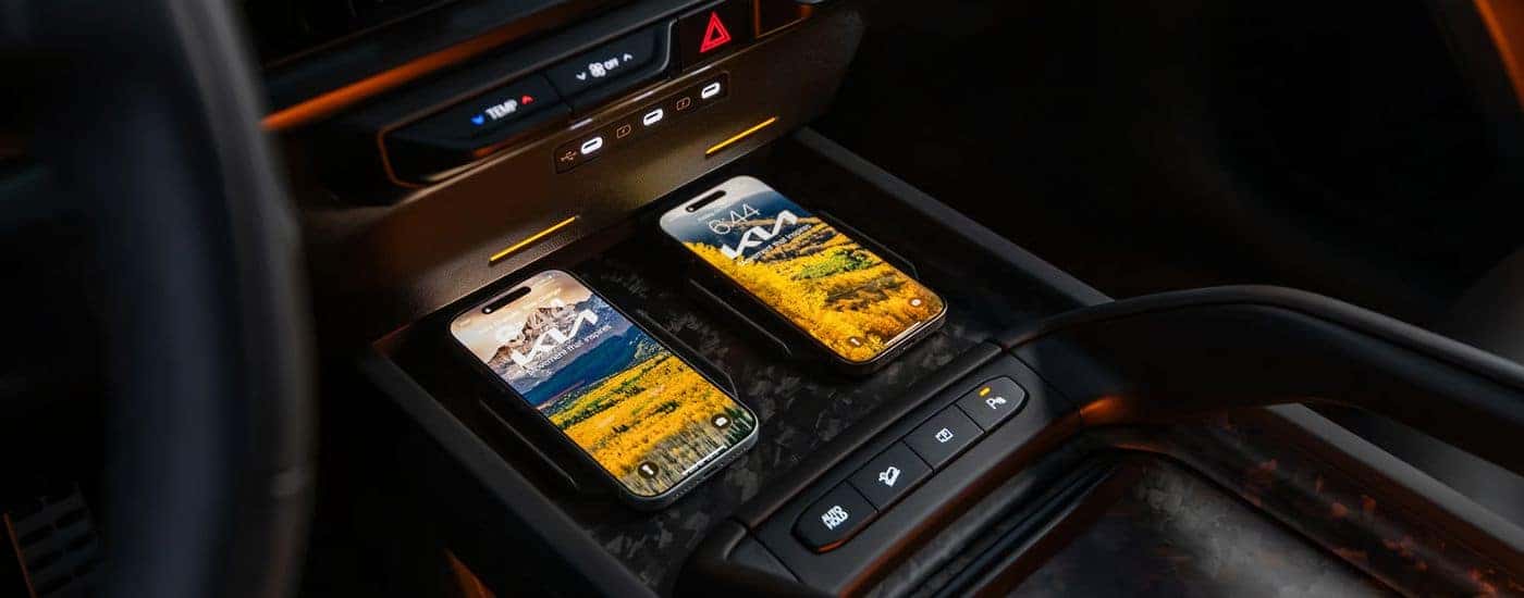 2027 Kia Telluride X-Pro SX Prestige available dual wireless phone chargers