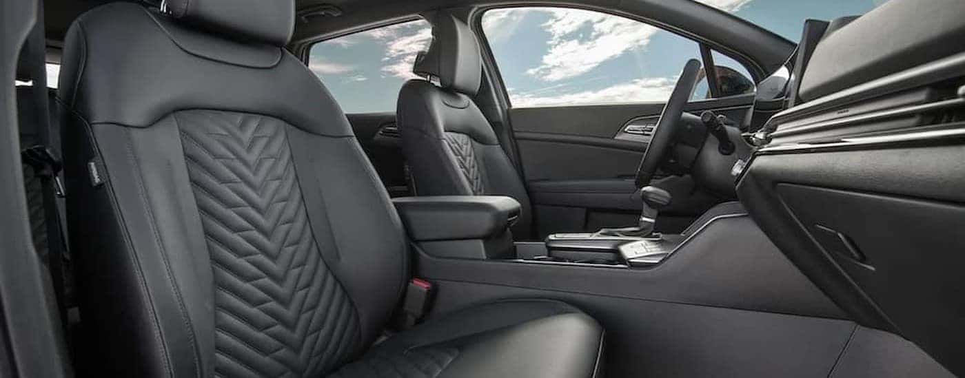 Black interior in a 2026 Kia Sportage.