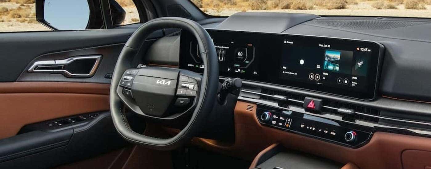 Black dash in a 2026 Kia Sportage.