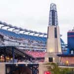 Exterior shot of Gillette stadium