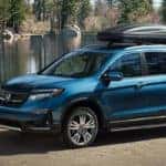 Honda Pilot Parked at a Lake