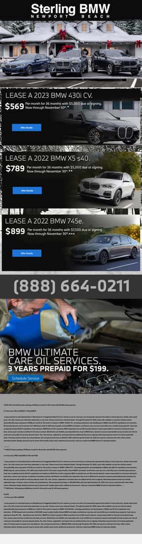 November Specials | Sterling BMW Newport Beach