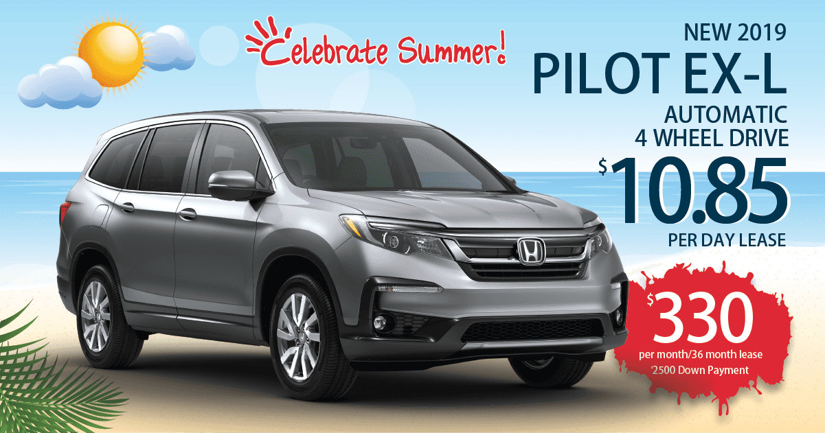 2019 Pilot EXL Lease Special Sussex Honda