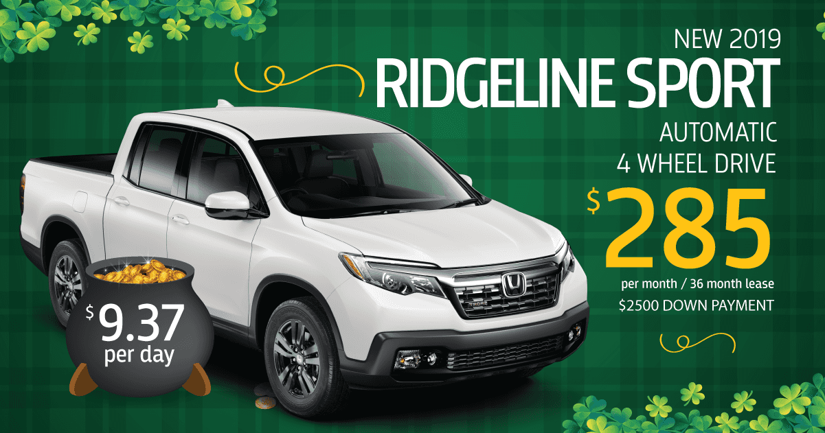 Honda Ridgeline Lease >> 2019 Ridgeline Sport Lease Special Sussex Honda Honda Ridgeline Lease >> 2019 Ridgeline Sport Lease Special Sussex Honda